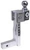 adjustable ball mount drop - 9 inch rise 11 fastway flash 2-ball with built-in scale 2 hitch 9-1/2 10k