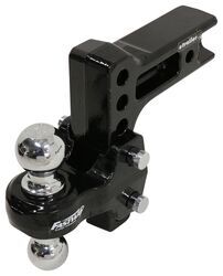 Flash Strong Solid Steel 2-Ball Mount - 2-1/2" Hitch - 6" Drop, 7" Rise - 20K - FA49-00-5625