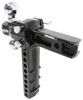 adjustable ball mount 12000 lbs gtw 8000 class iv flash strong solid steel 2-ball - 2 inch hitch 10 drop 11 rise 12k