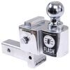 adjustable ball mount 10000 lbs gtw flash scale 2-ball - 2 inch hitch 3-1/2 drop 5 rise 10k