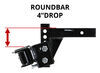 weight distribution hitch round - 4 inch drop trunnion 2