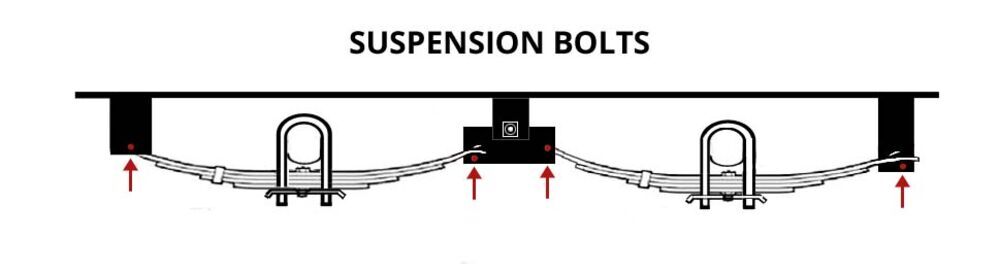 Trailer Suspension Suspension Bolts