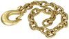 safety chains standard fulton chain with 1/2 inch clevis hook - 42 long 45 200 lbs qty 1