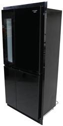 Furrion RV Refrigerator w/ Freezer and Wine Cooler - 4 Doors - 14 cu ft - 110V - Black - FCR14ACBQABL