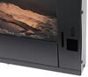 recessed mount fireplace logs furrion rv electric with - 34 inch wide black