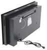 recessed mount fireplace flat front furrion electric rv with logs - 30 inch wide black