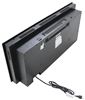 recessed mount fireplace 40 inch wide furrion rv electric with crystals - black