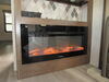 0  recessed mount fireplace 40 inch wide furrion electric rv with logs - black
