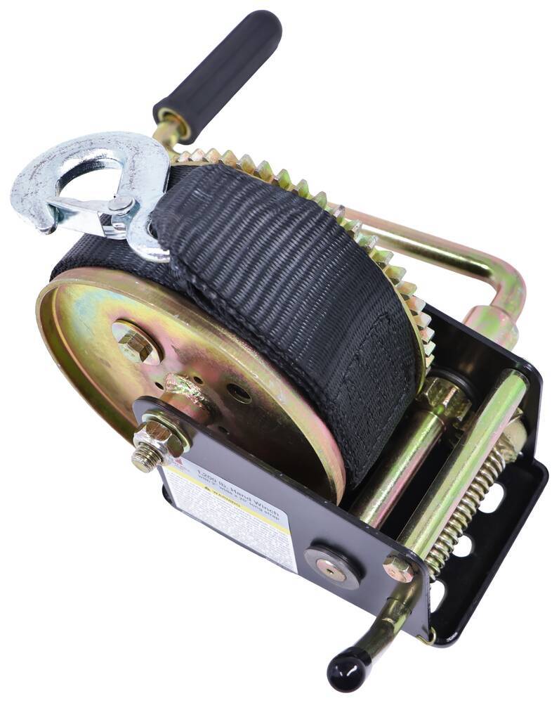 Flint Hill Goods Hand Winch - 20' Strap - 1,200 lbs Flint Hill Goods ...