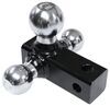 adjustable ball mount drop - 6 inch rise flint hill goods adj tri-ball 2 hitch 5.75 drop/rise