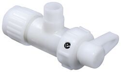 Flair-It PEX Angle Valve Stop Fitting - 1/2" Barb x 3/8" Compression - FL42VR