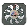 electric fans 12-1/8 inch diameter flex-a-lite lo-profile s-blade fan w/ thermostat controller - 1 250 cfm