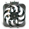 electric fans 15 inch diameter flex-a-lite black magic radiator fan w/ shroud - thermostat control reversible