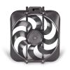 electric fans 15 inch diameter flex-a-lite black magic radiator fan with shroud - reversible