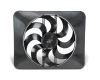 electric fans 15 inch diameter flex-a-lite black magic xtreme s-blade fan w/ thermostat controller - 24v reversible