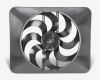 electric fans 15 inch diameter flex-a-lite black magic xtreme radiator fan with shroud - thermostat controller