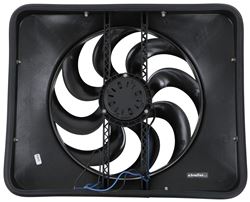 Flex-a-lite 15" Black Magic Xtreme Electric Radiator Fan with Shroud - Thermostat Controller - FLX180