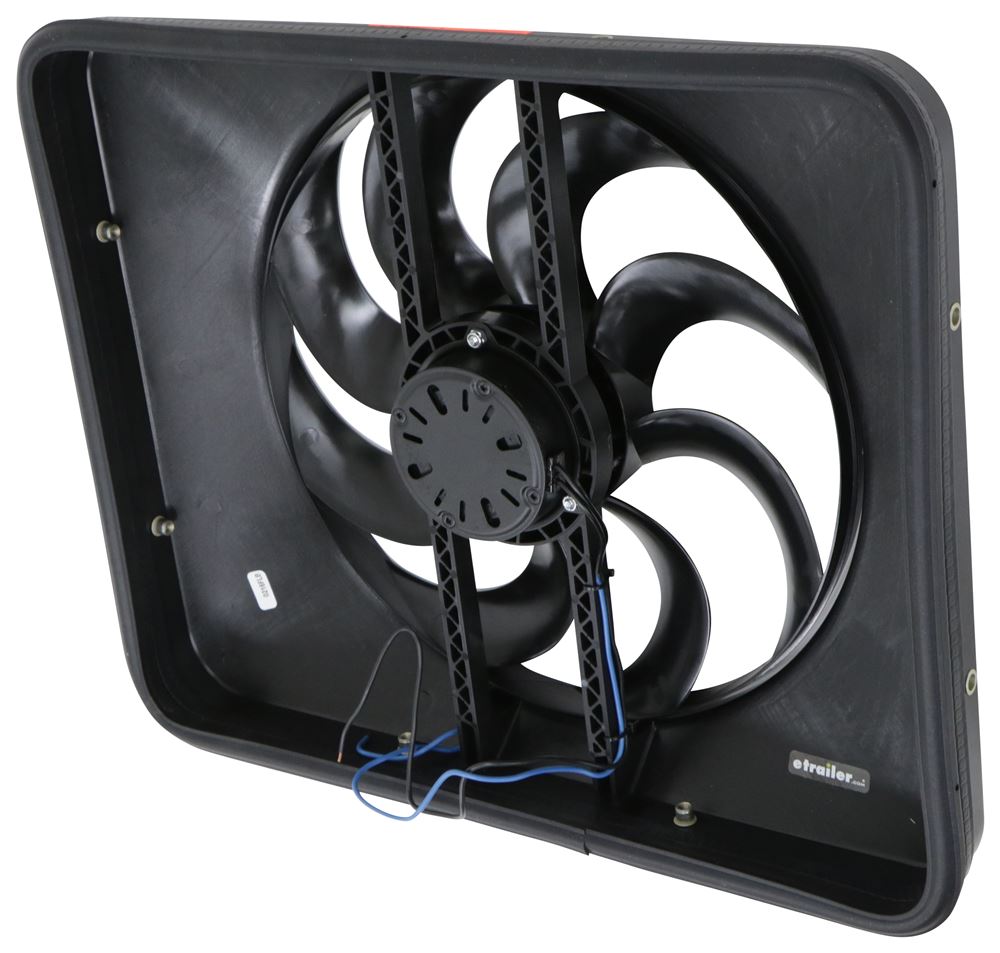 Evan-Fischer Radiator Fan Assembly compatible with Ram Full Size P/U 09-18 Single Fan Module 4.7/5.7/6.4L Eng All Cab Types 