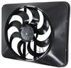 electric fans pusher or puller flex-a-lite 15 inch black magic xtreme radiator fan with shroud - thermostat controller