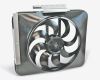 electric fans 15 inch diameter flex-a-lite direct fit black magic xtreme radiator fan with shroud - adjustable thermostat
