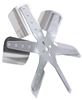 belt-driven fans flex flex-a-lite 16 inch fan - stainless steel belt driven standard rotation silver