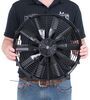 electric fans 16 inch diameter flex-a-lite flex-wave fan - reversible 2 660 cfm