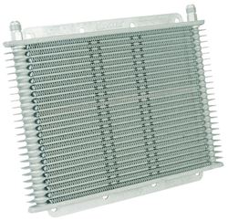 Flex-a-lite Transmission Cooler - Plate and Fin - 23 Row - -6AN Fitting - FLX400023