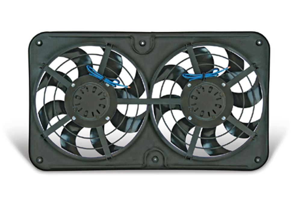 Flexalite Dual 121/8" Xtreme SBlade Electric Fan with Shroud