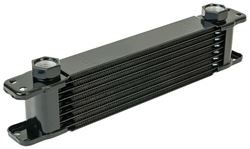 Flex-a-lite Engine Oil Cooler - Plate and Fin - 7-Row - AN Fitting - FLX500007