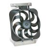 electric fans 15 inch diameter flex-a-lite direct fit black magic s-blade fan with shroud - thermostat controller puller