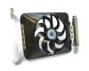 electric fans 15 inch diameter flex-a-lite direct fit black magic xtreme fan with shroud - thermostat controller puller