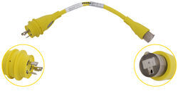 Furrion Marine Power Cord Adapter - 15A Female to 30A Male - Yellow