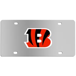 Cincinnati Bengals NFL License Plate - Polished Stainless Steel