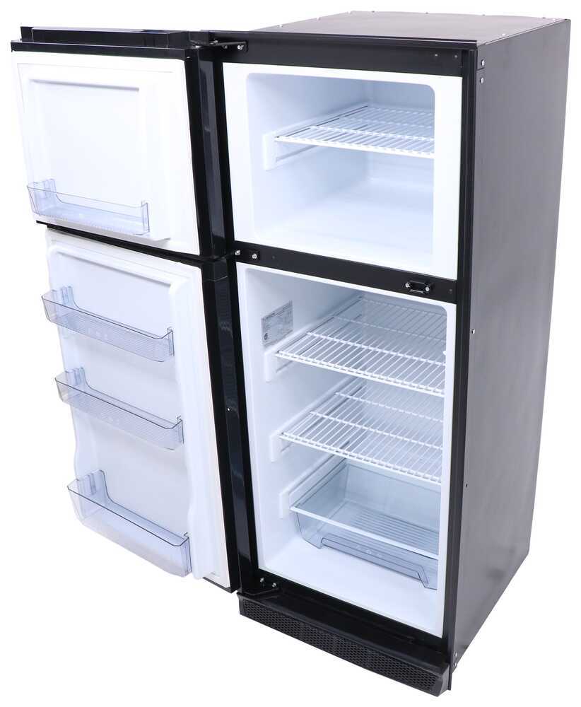Furrion Arctic RV Refrigerator with Freezer - High Gloss Black - 10 Cu Furrion 12v Refrigerator 10 Cu Ft