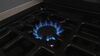 0  range 7100 btu furrion propane rv with glass cover - 3 burners 21 inch tall black