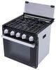 Furrion 2-in-1 Range Oven with Glass Cover - 21" Tall - Black