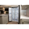 0  full fridge with freezer 16 cubic feet furrion arctic rv refrigerator w/ - side-by-side doors 15.6 cu ft 12v black glass