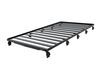 complete roof systems front runner slimline ii platform rack - gutter mount 109-1/8 inch long x 62 wide