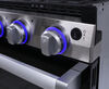 range propane cooktop furrion 2-in-1 oven with glass cover - 21 inch tall stainless steel
