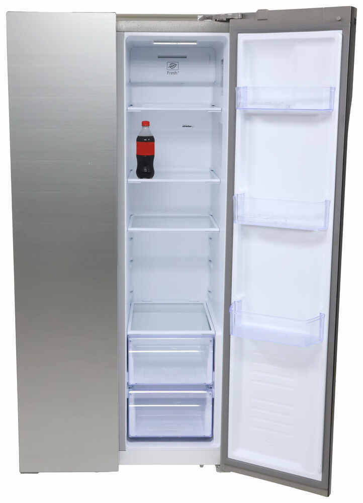 Furrion Arctic Rv Refrigerator W Freezer Side By Side Doors Cu Ft V Stainless