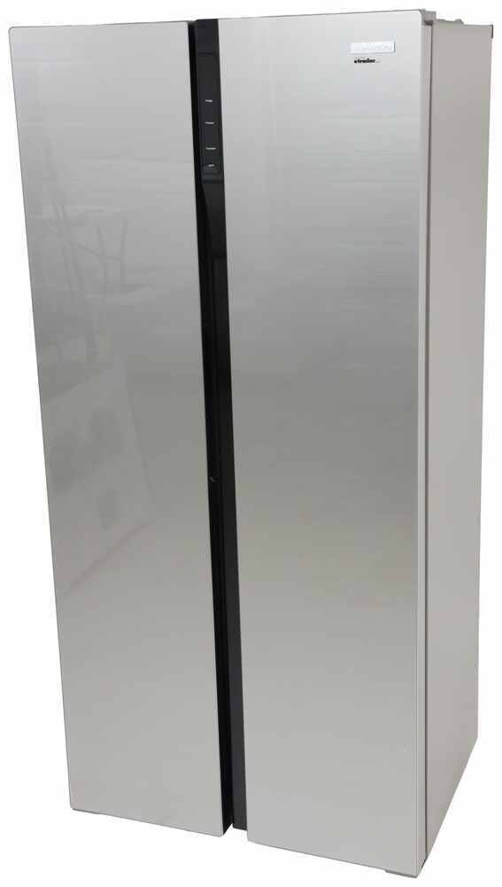 Furrion Arctic RV Refrigerator w/ Freezer - Side-by-Side Doors - 15.6 cu ft - 12V - Stainless Steel - FR62PJ