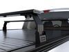 0  truck bed w/ tonneau cover adapter fixed height front runner rack for retrax xr rails - 56-1/8 inch crossbars qty 2