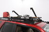 0  roof rack fixed front runner ski snowboard and fishing rod carrier - locking 2 pairs of skis or boards
