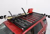 0  roof rack track mount front runner ski snowboard and fishing rod carrier - locking 2 pairs of skis or boards