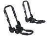 kayak roof mount carrier front runner with tie downs - j-style folding channel