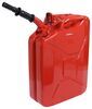 gas can steel wavian jerry with spout - gasoline 5.3 gallons red