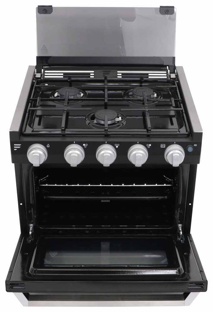 Furrion 2in1 Range Oven with Glass Cover 17" Tall Black Furrion