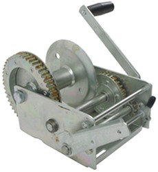 Fulton High-Performance 2-Speed Trailer Winch with Handbrake - Cable Only - Zinc - 3,700 lbs - F142430