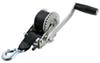 standard hand crank single speed winch fulton - 7 inch long handle 15' strap 900 lbs