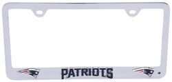 New England Patriots NFL 3-D License Plate Frame - Chrome-Plated Steel - FTF120